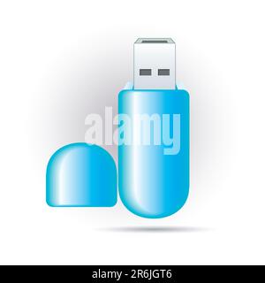 flash drive Stock Vector