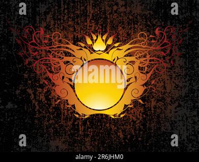 background,  this  illustration may be useful  as designer work Stock Vector