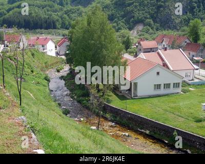 Savnik, little village in Montenegro Stock Photo