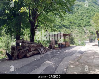 Savnik, little village in Montenegro Stock Photo