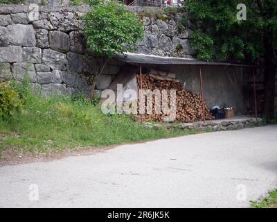 Savnik, little village in Montenegro Stock Photo