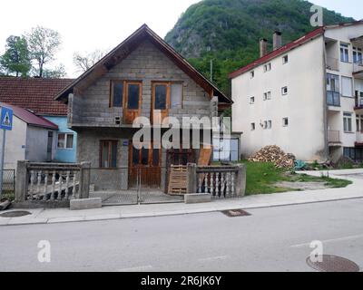 Savnik, little village in Montenegro Stock Photo