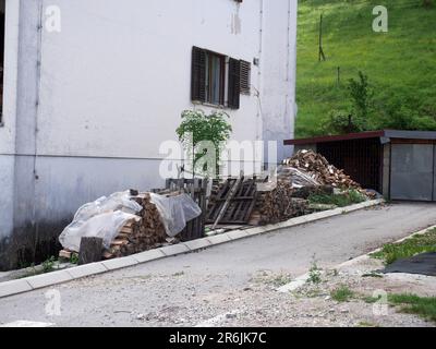 Savnik, little village in Montenegro Stock Photo