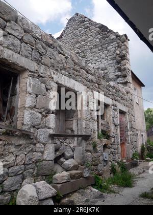 Savnik, little village in Montenegro Stock Photo