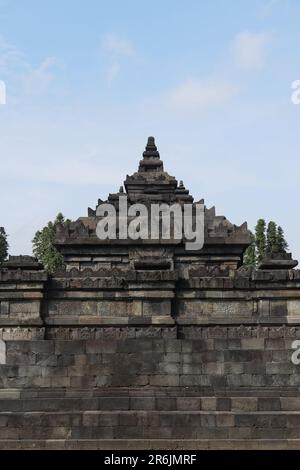 Candi Sambisari is a Hindu temple located in Purwomartani, Kalasan, Sleman. Built in the 9th century in the era of the Mataram Kuno kingdom. Yogyakart Stock Photo