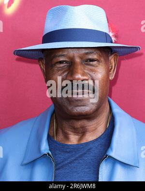 HOLLYWOOD, LOS ANGELES, CALIFORNIA, USA - JUNE 09: American actor Dennis Haysbert arrives at the Los Angeles Special Screening Of Searchlight Pictures' 'Flamin' Hot' held at the Hollywood American Legion Post 43 at Hollywood Legion Theater on June 9, 2023 in Hollywood, Los Angeles, California, United States. (Photo by Xavier Collin/Image Press Agency) Stock Photo