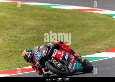 Mugello, Italy. 10th June, 2023. Celestino Vietti (Ita) Fantic Racing, Kalex Credit: Live Media Publishing Group/Alamy Live News Stock Photo