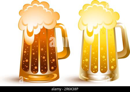 beer,  this  illustration may be useful  as designer work Stock Vector