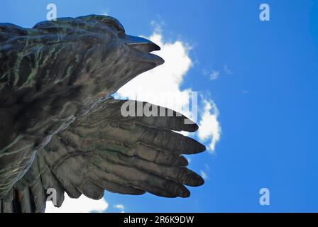 Eagle sculpture which is part of the Andreas Hofer monument in Innsbruck Austria Stock Photo