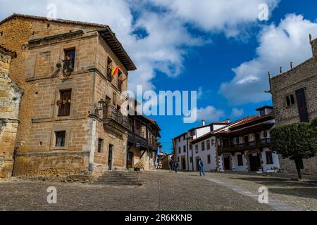 Historic town, Santillana del Mar, Cantabria, Spain, Europe Stock Photo