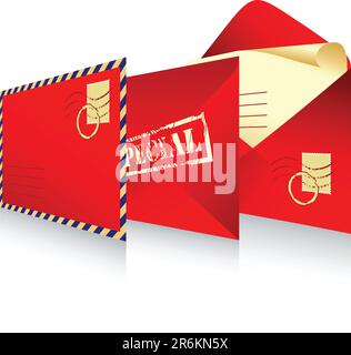 card letter with important message information Stock Vector Image & Art ...