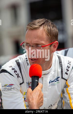 Le Mans, France. 09th June, 2024. start of the race, depart, during the ...