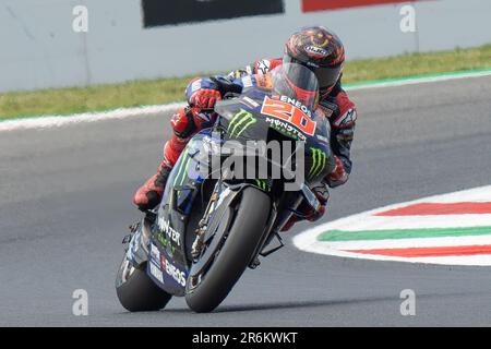 Misano Adriatico, Ita. 09th June, 2023. 20 Fabio Quartararo Monster Energy Yamaha MotoGP™ during the MotoGP Oakley Italian Grand Prix Free Practice Friday, MotoGp of Italy - at Mugello Circuit on June 9, 2023 in Scarperia, Italy. (Photo by Fabio Averna/Sipa USA) Credit: Sipa USA/Alamy Live News Stock Photo