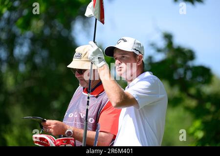 Stockholm, Sweden. 10th June, 2023. STOCKHOLM 20230610 Dale Whitnell, Great Britain, during the third round of the Scandinavian Mixed European Tour competition at Ullna. Photo: Jessica Gow/TT/code 10070 Credit: TT News Agency/Alamy Live News Stock Photo