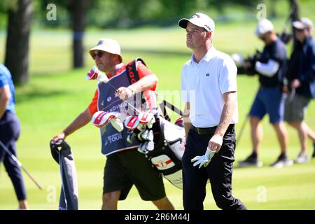 Stockholm, Sweden. 10th June, 2023. STOCKHOLM 20230610 Dale Whitnell, Great Britain, during the third round of the Scandinavian Mixed European Tour competition at Ullna. Photo: Jessica Gow/TT/code 10070 Credit: TT News Agency/Alamy Live News Stock Photo