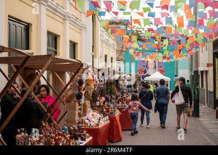 Market, Barranco, Lima, Peru, South America Stock Photo