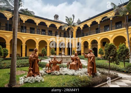 Basilica y Convento de San Francisco de Lima, Lima, Peru, South America Stock Photo