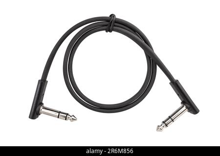 expression pedal cable path isolated on white Stock Photo