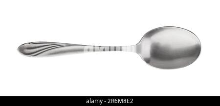 spoon path isolated on white Stock Photo