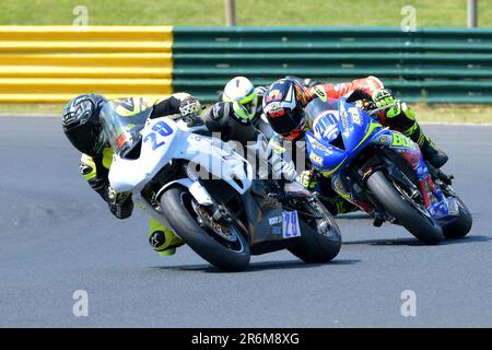 No Limits Race Meeting, Croft Racing Circuit, Darlington, Saturday 10th June 2023, United Kingdom Stock Photo