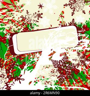 christmas background, this  illustration may be useful  as designer work Stock Vector