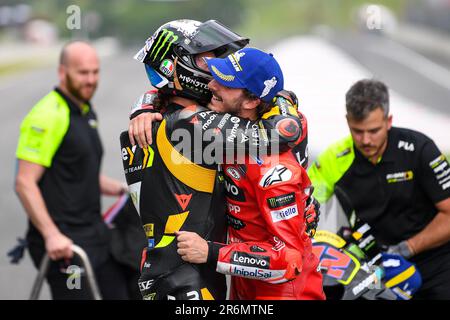 Mugello Italy. 10th June 2023. Marco Bezzecchi IT Mooney VR46