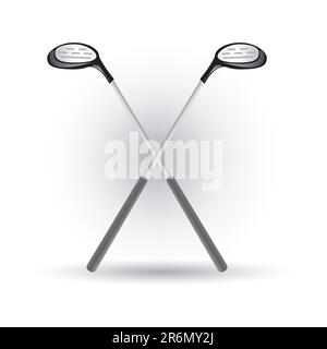 golf icon Stock Vector