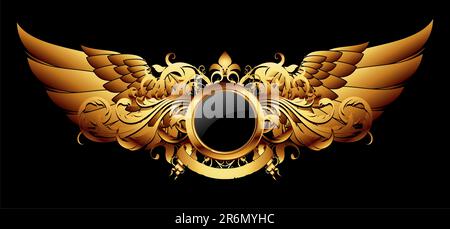 ornamental shield, this  illustration may be useful  as designer work Stock Vector