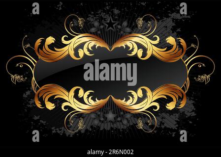 ornamental shield, this  illustration may be useful  as designer work Stock Vector