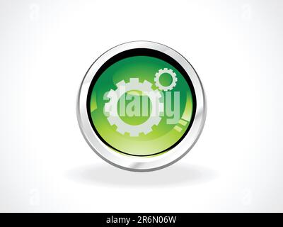abstract settings icon vector illustration Stock Vector