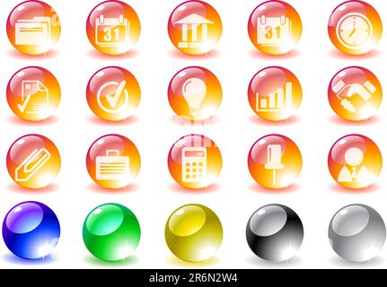 Business icons Stock Vector