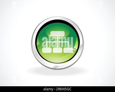 abstract sitemap icon vector illustration Stock Vector