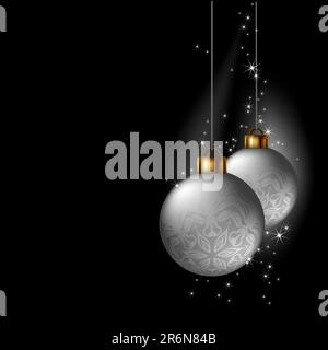 christmas background, this illustration may be useful as designer work Stock Vector