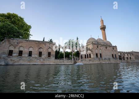 Balikligol (or Pool of Abraham, Halil-Ur Rahman Lake), is a pool in the southwest of the city center of Sanliurfa. Stock Photo