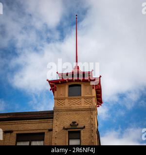 Exploring Chinatown in San Francisco, California. Stock Photo