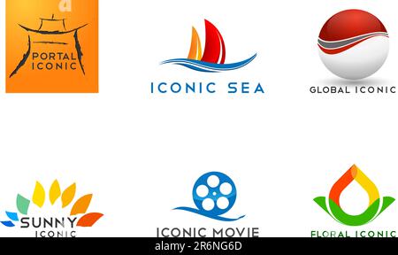 EPS. 10 vector icon set Stock Vector