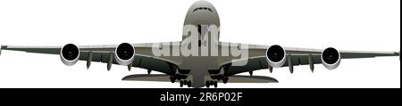 Airplane. Vector illustration Stock Vector