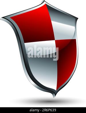 shield icon, this illustration may be useful as designer work Stock Vector