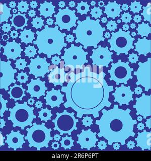 vector background created by cogwheels Stock Vector