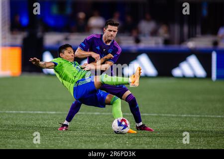 Charlotte, United States. 10th June, 2023. June 10, 2023: the Major League Soccer  match up at Bank of America Stadium in Charlotte, NC. (Scott KinserCal  Sport Media/Sipa USA)(Credit Image: © Scott Kinser/Cal