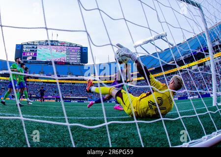 Charlotte, United States. 10th June, 2023. June 10, 2023: the Major League Soccer  match up at Bank of America Stadium in Charlotte, NC. (Scott KinserCal  Sport Media/Sipa USA)(Credit Image: © Scott Kinser/Cal