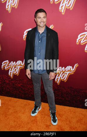 HOLLYWOOD, CALIFORNIA - JUNE 09: Eric Winter attends the special screening of Searchlight Pictures' 'Flamin' Hot' at Hollywood Post 43 - American Legi Stock Photo