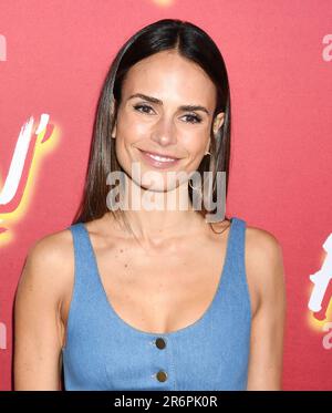 HOLLYWOOD, CALIFORNIA - JUNE 09: Jordana Brewster attends the special screening of Searchlight Pictures' 'Flamin' Hot' at Hollywood Post 43 - American Stock Photo