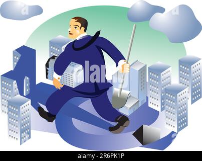 Vector art in Adobe illustrator EPS format. The different graphics are all on separate layers so they can easily be moved or edited individually. T... Stock Vector