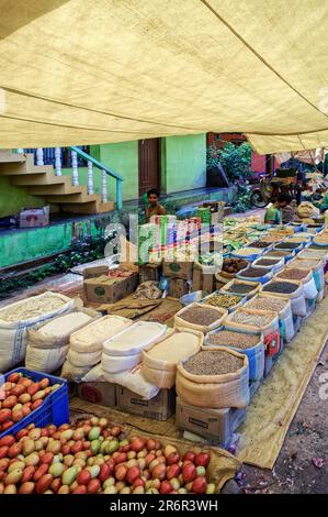 06 04 2014 Village Market, Banavasi, Sirsi, Uttara Kannada, Karnataka, India, Asia Stock Photo