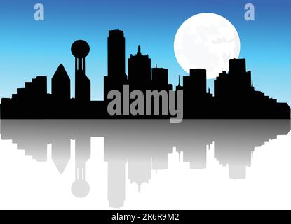 Vector illustration of urban skylines Stock Vector