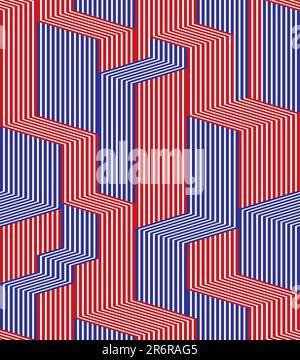Geometric background, city seamless pattern Stock Vector