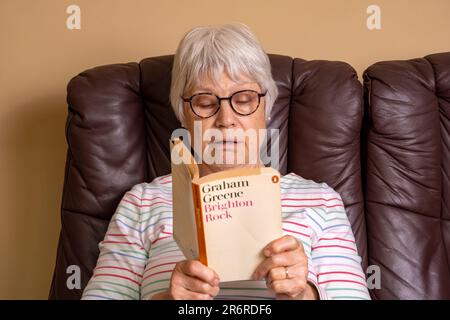 Brighton Rock paperback book by Graham Greene Stock Photo