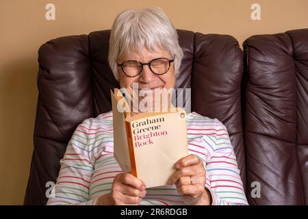 Brighton Rock paperback book by Graham Greene Stock Photo