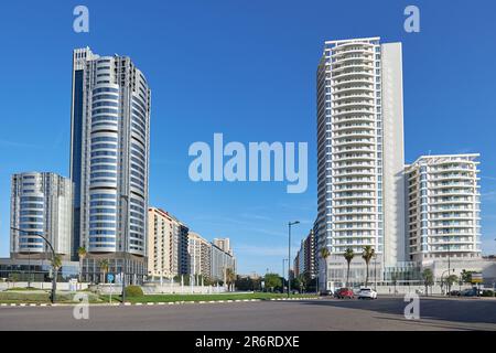 Las dos Torres de Valencia Stock Photo